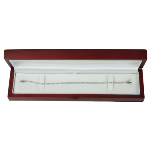 White Gold Finish Created Diamond Microscopic Round Cut Small Tennis Bracelet