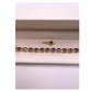 YELLOW GOLD FINISH Round Cut Purple Amethyst Created Diamond Bracelet