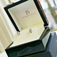 White Gold Finish Round Cut Created Diamond Stud Earrings Perfect Gift