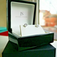 White Gold Finish Round Cut Created Diamond Stud Earrings Perfect Gift
