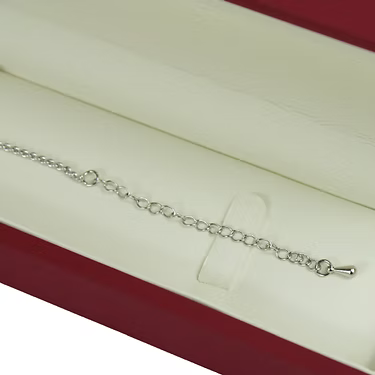 White Gold Finish Emerald Love And Kisses Necklace